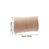 2Pcs Wrist Bracer Breathable Support Brace Lightweight Wrist Bands Injury Protector Beige Size S for Sports Recovery