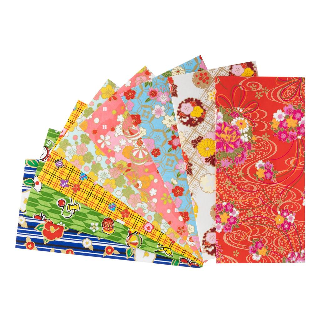 Kawasumi Washi Special Selection Kyoto Yuzen Washi Yen Small Various 8 Envelopes 10,000 Envelopes, Long, Envelopes, Patterns,