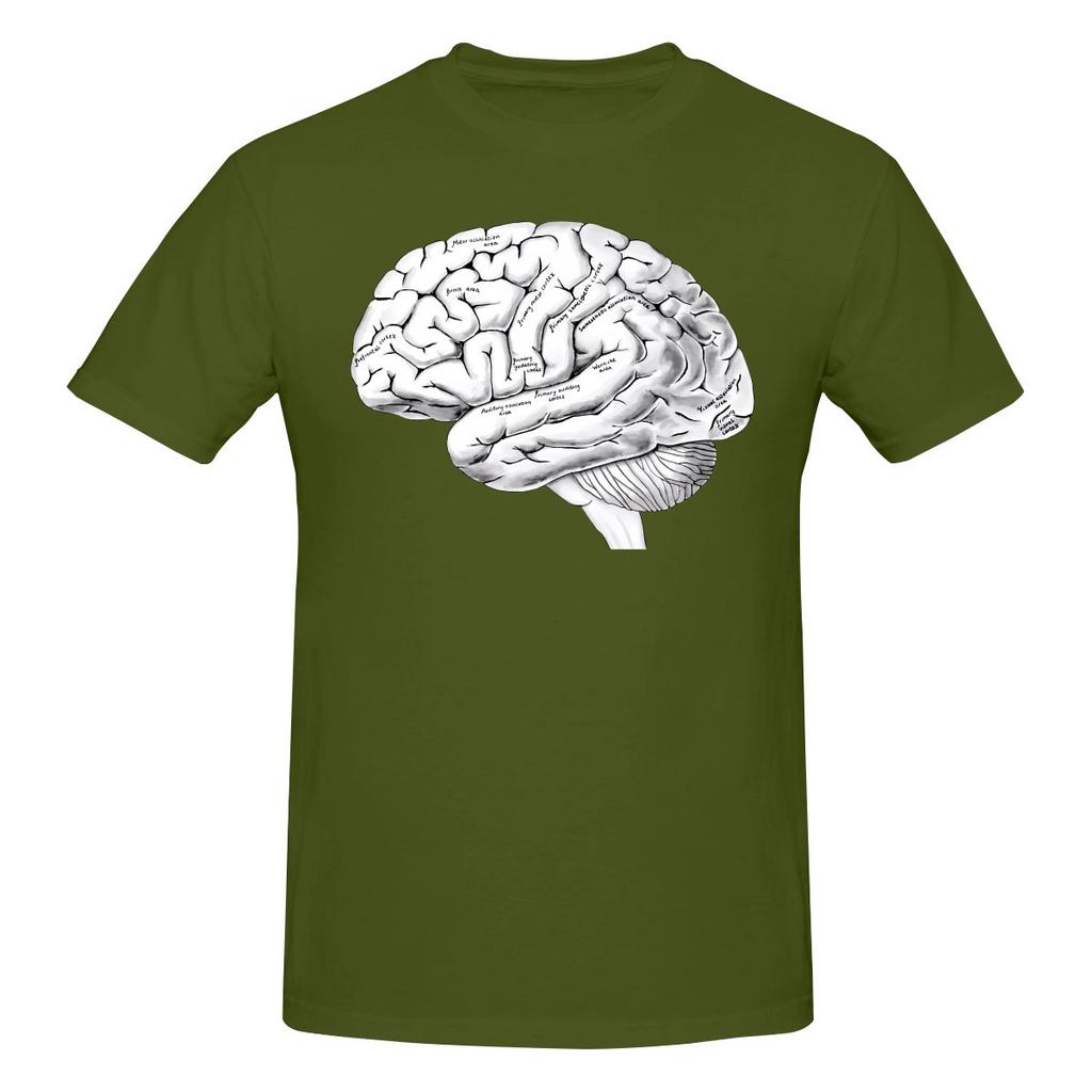 Funny Watercolor Anatomical Brain Unisexs Printed Tshirt Unisex T Shirtshirt