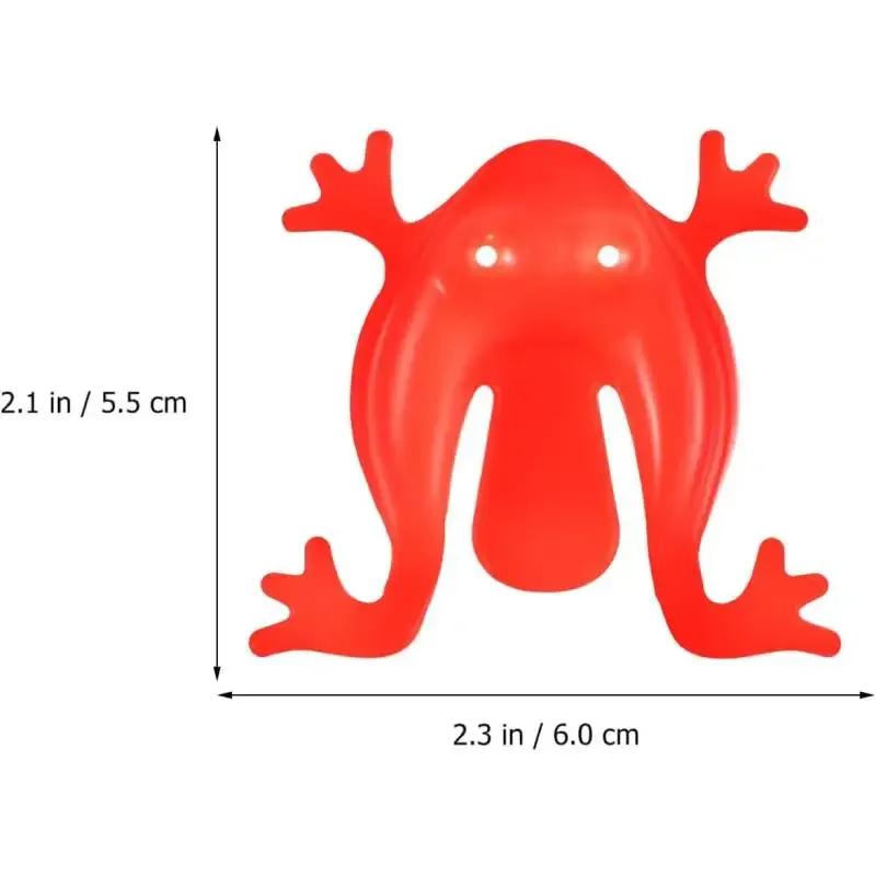 20pcs Frogs Toy Plastic Jumping Leap Frogs Toy Pressing Bouncing Frog Toy Goody Bag Fillers Gift for Kids Toddler Birthday Party