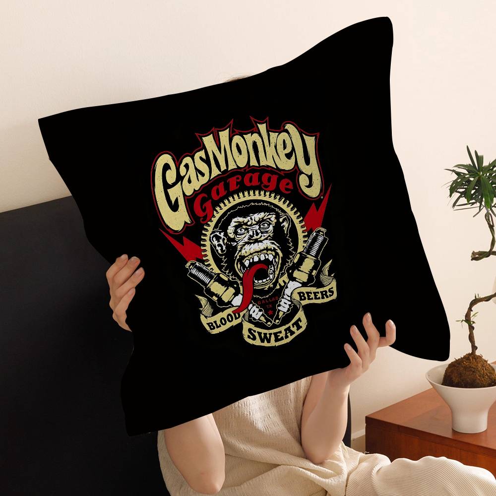 GGas MMonkey GGarage Logo Pillow Anime Pillow Sofa Bed Head Pillow Cover Cushion Cover x cm Fashion