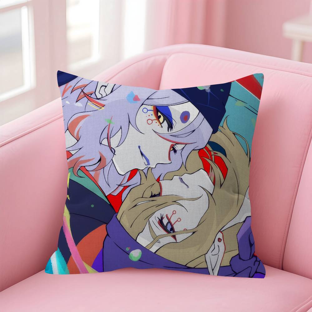 Anime Mononoke Kusuriuri Cushion Cover Inches Farmhouse Decor Home Throw Pillow Covers For Couch Decorations