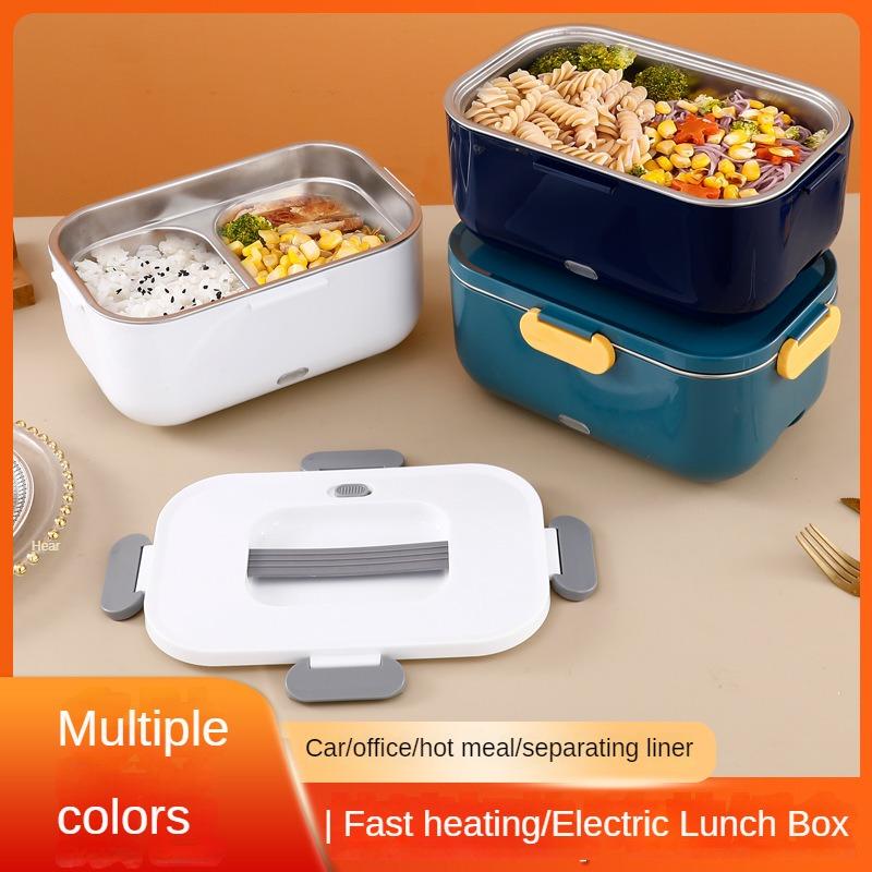 110V 220V Domácí elektrický ohřívací box Elektrický obědový box bez vstřikování vody Ohřívací obědový box 2L Rýžovar Multicooker