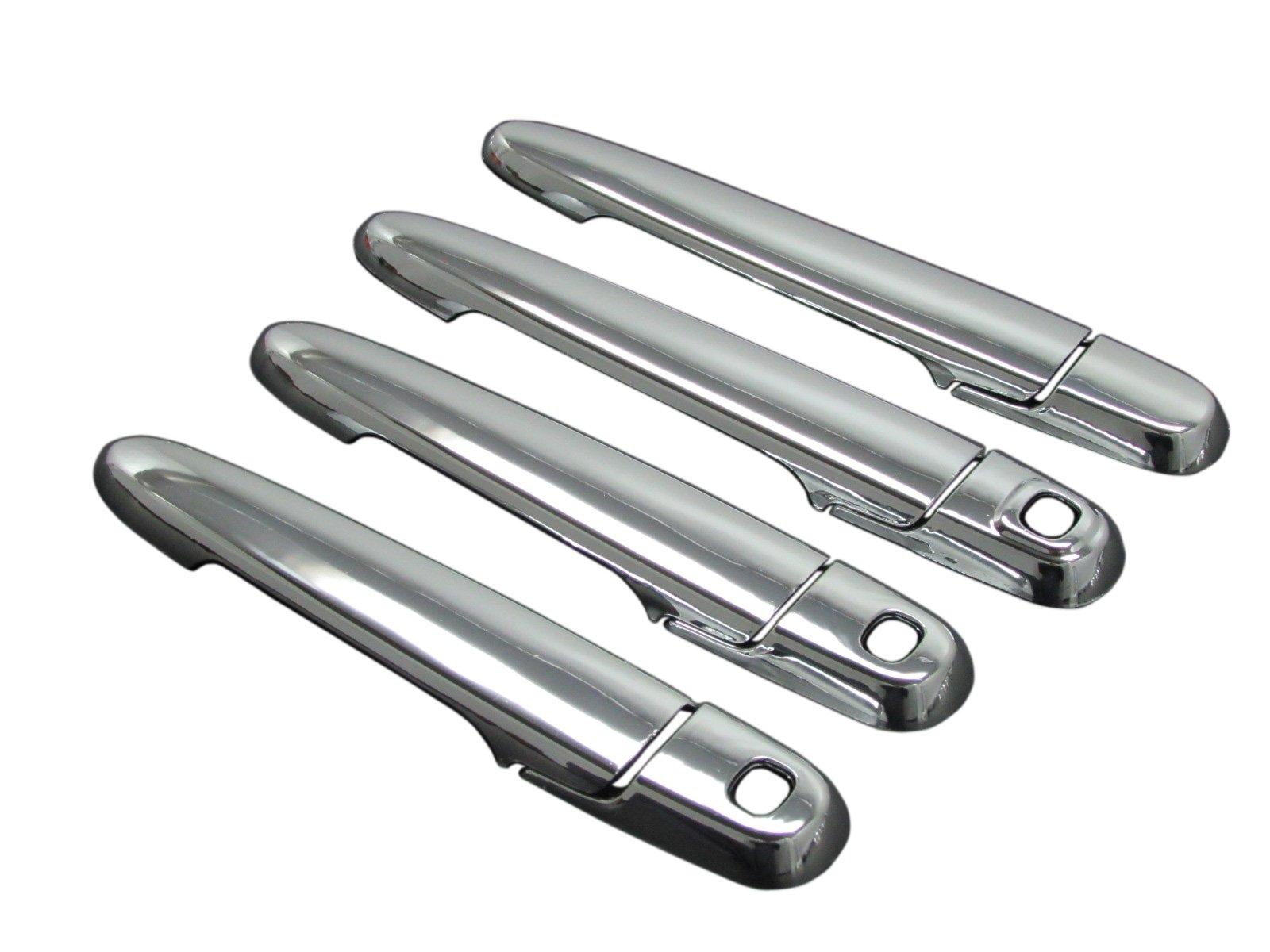 

BRIGHTZ Chrome Door Handle Covers and Knobs Set E for Tanto Custom Compatible with LA 610 Tanto Custom LA600S/LA610S [TNT600-NOBU-FS-AD0AE2FD1FH1]