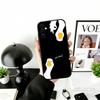Duck Phone Case Black Silicone Soft For Samsung Galaxy A73,A72,A71,A70,A53,A52,A51