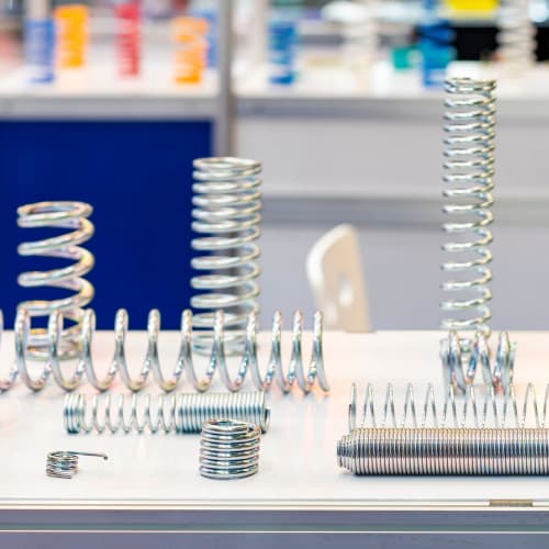 uxcell Compression Coil Springs, 0.3mm Wire Diameter, 2mm Outer Diameter, 10mm Free Length, 304 Stainless Steel, for Repairs, Experiments, Industrial