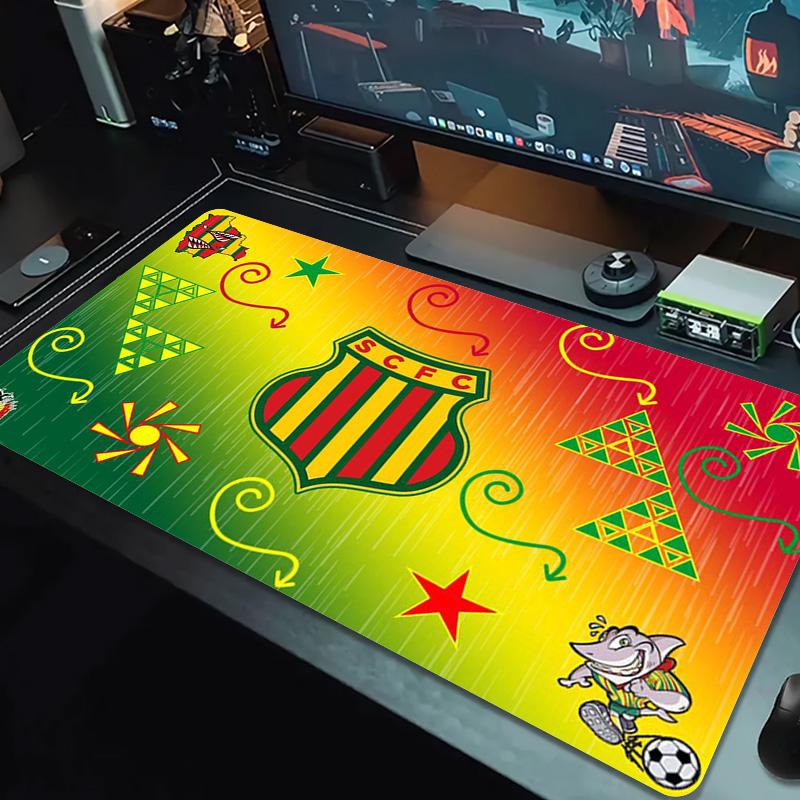 SAMPAIO CORREA-RJ Color Mouse Pad Large Gaming Table Cushion Non-slip Laptop Tablet Big Mousepad XXL Mat Mini PC Playmat With Lock edge
