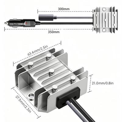 12V/24V To 30V 3.5A Car Cigarette Lighter Power Converter