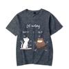 Cat Anatomy Graphic T Shirts Funny Cat Tshirts Short Sleeve Tops Oversize T-shirt Fashion Harajuku T-shirts Men Brand T-shirt