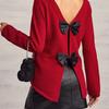 Fashion Solid Color Long Sleeve Sweater