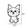 West Highland White Terrier Cute Puppy Dog Car Sticker Auto Body Window Motorcycle Laptop Walls Vinyl Film Decal Car Accessories Quality