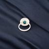 Blue Turquoise Gemstone 925 Sterling Silver Handmade Fashionable Ring For Women RR-62-38