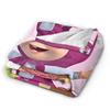 M-Masha and Bear Blanket Fleece Summer Air Conditioning  Multifunction Super Soft Throw Blanket for Bedding Car Plush Thin Quilt