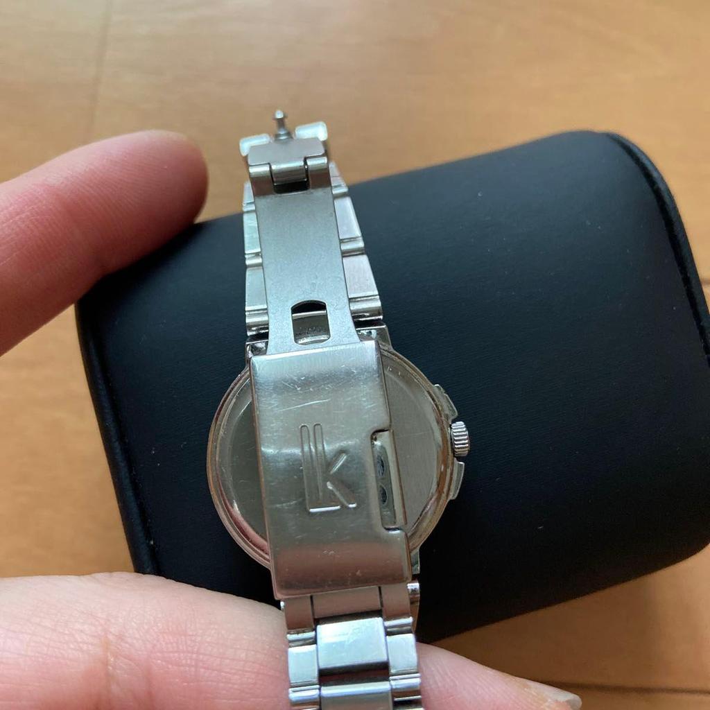 Used SEIKO Lukia Watch Silver Ladies Working Condition