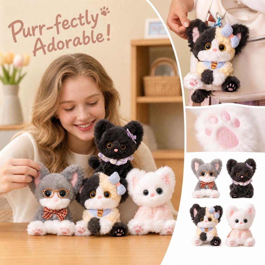 Plush Stuffed Animal Toy - Soft Cute Plush Doll for Children and Lovers