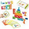 Wooden Number Buiding Blocks Montessori Creative Puzzle Stacking Toys Educational Toys Early Math Logical Thinking Development