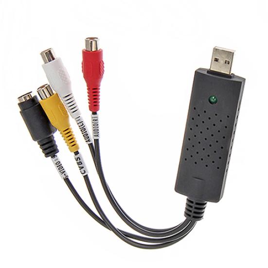 USB 2.0 Video Audio VHS to DVD Converter Capture Card Adapter for Computer