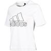Adidas Gfx Ss T Id Letter Print Soft Crew Neck Short Sleeve Women T-Shirts White CZ5040