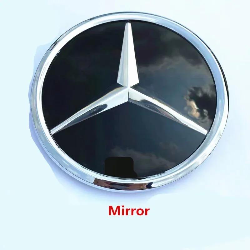 CRM1 3D Car Grill Emblem Star Badge Front Grill Logo For Mercedes Benz W204 W205 W213 X253 A B C E S CLA GLB GLC GLE GLS Accessories