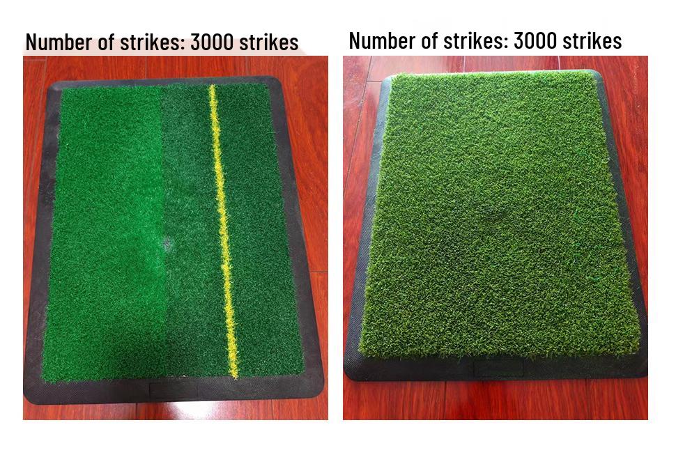 Portable Indoor Golf Practice Mat with Swing Cutting Stick and PP Golf Tee