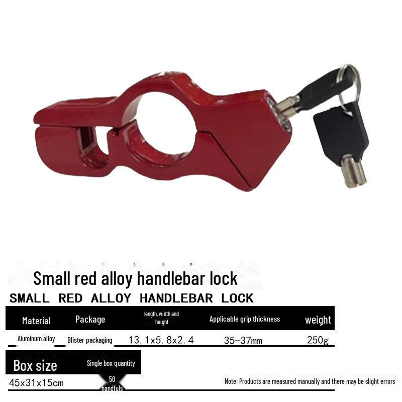 Univerzální zámek plynu a řídítek proti krádeži pro elektromobily, skútry a motocykly