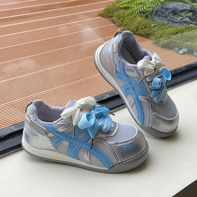 Thick-soled German Training Shoes Women's Small White Shoes Women's Mesh Breathable 2025 Spring and Summer New Trendy Casual Shoes Sports Shoes