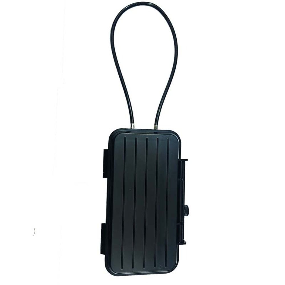 Storage Phone Lock Box 4-digit Password Security Lock Box Portable Beach Safe Box  Home Dorm Car