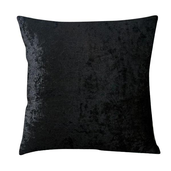 Superweiche Kissenhülle Crushed Velvet Kissenbezug für Wohnzimmer Sofa 45x45cm Dekorative Kissenhülle Nordisch Housse de Coussin