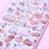 Cartoon 3D Rabbit Bonbon Drop Stickers Cute Diy Mini Kawaii Puffy Stickers Scrapbook Laptop Phone Case Crystal Stickers