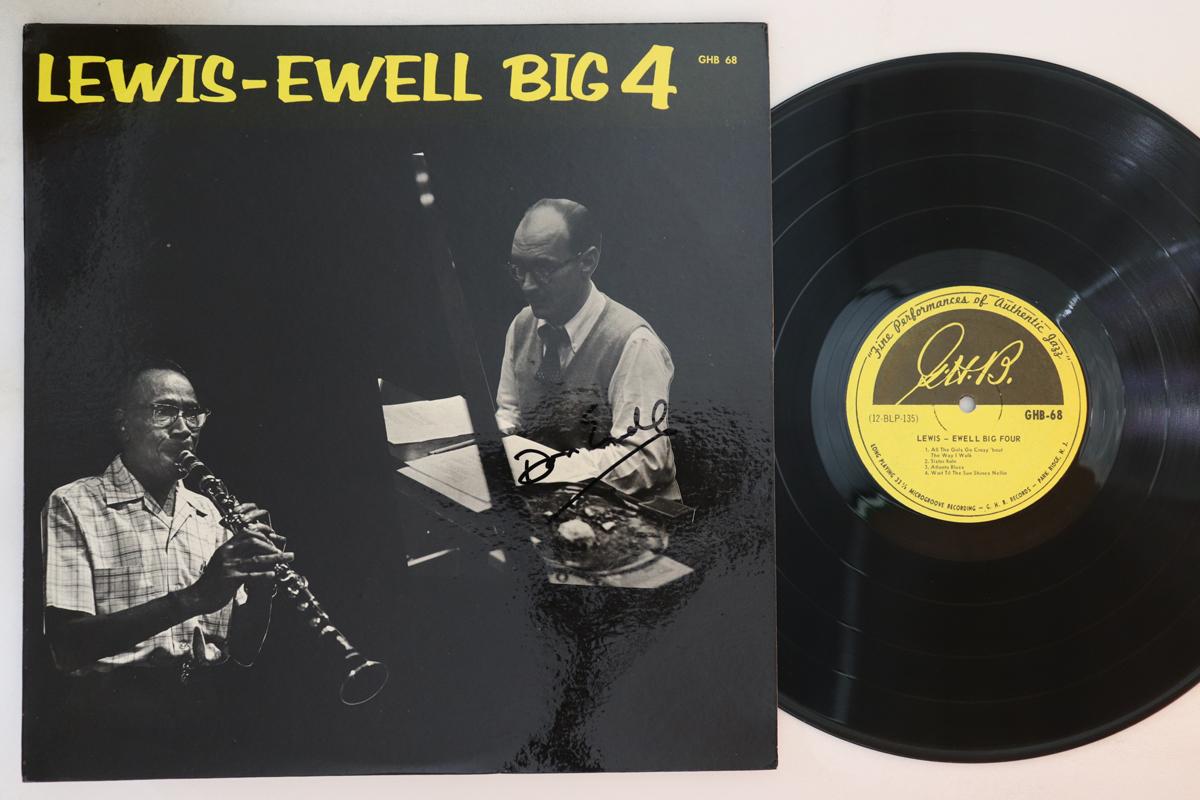 

LP Пластинка GEORGE LEWIS, DON EWELL - Lewis-ewell Big 4 GHB68 GHB США Джаз Б/У
