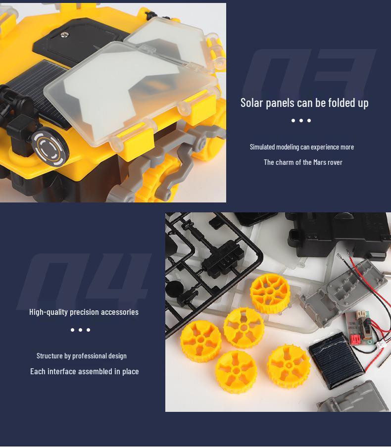 Zhurong Tianwen-1 Mars Rover Science Toy Kit for Students Aged 6+