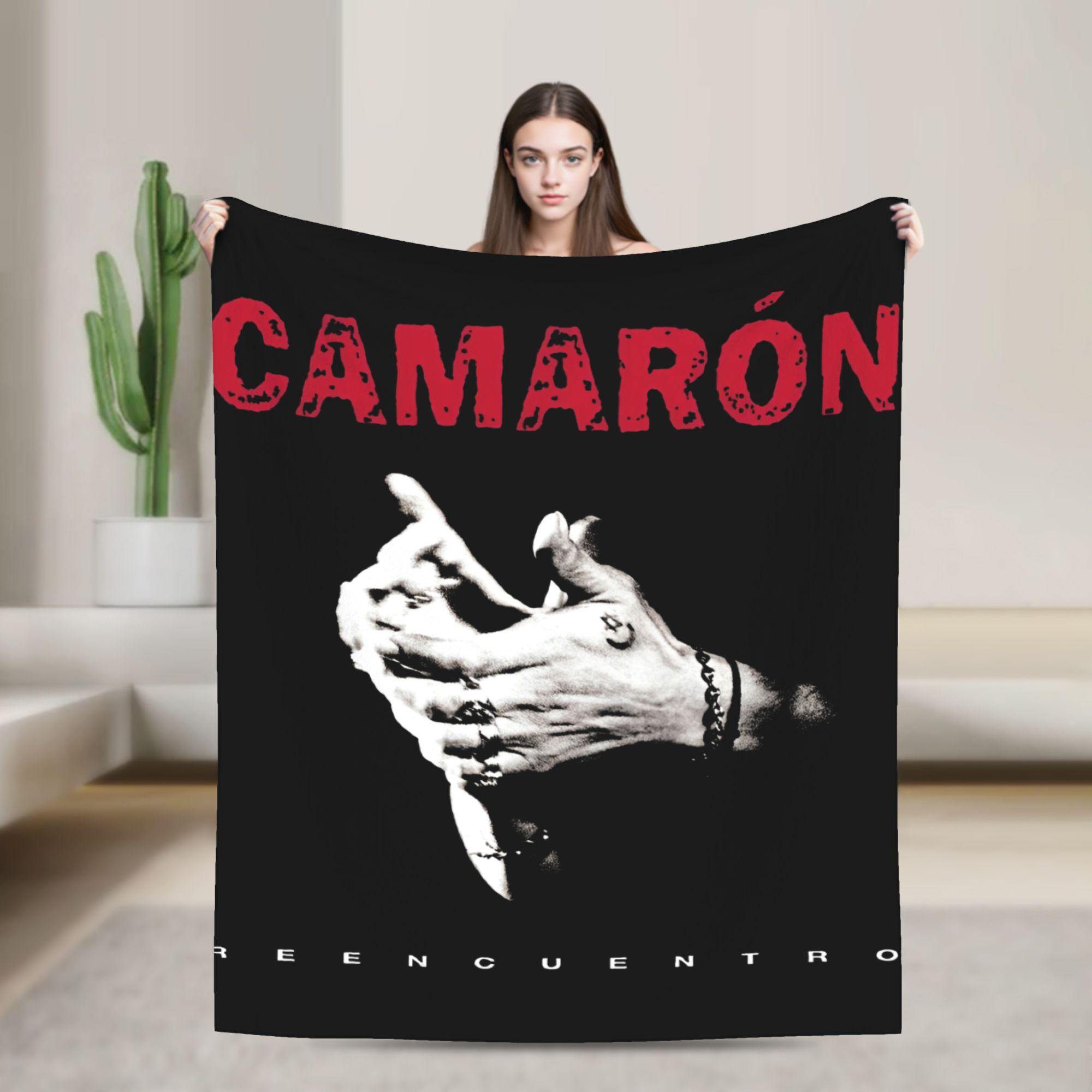 

Camarons De La Isla Flamenco Singer Blankets Coral Fleece Plush Decoration Island Shrimp Portable Thin Throw Blanket for Bed 75x90cm