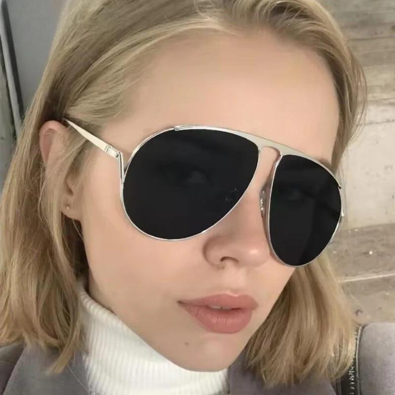 Women Sunglasses Aviation Sun Glasses Retro Female Pilot Driving Travel Outdoor Ins Eyewears  Mujer UV400