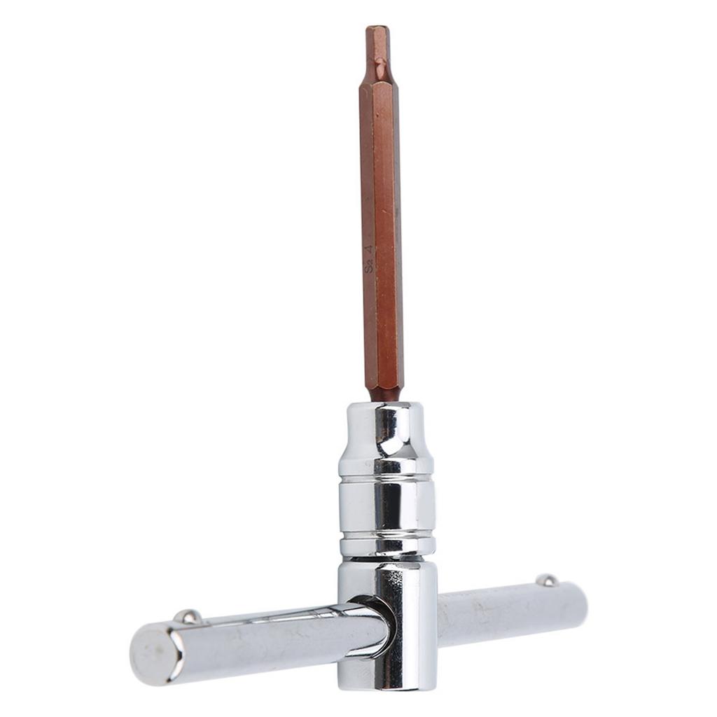 Roller Skate Remove Accessories 15.5cm T Shape Handle Inline Skating 4mm Inner Hex Wrench