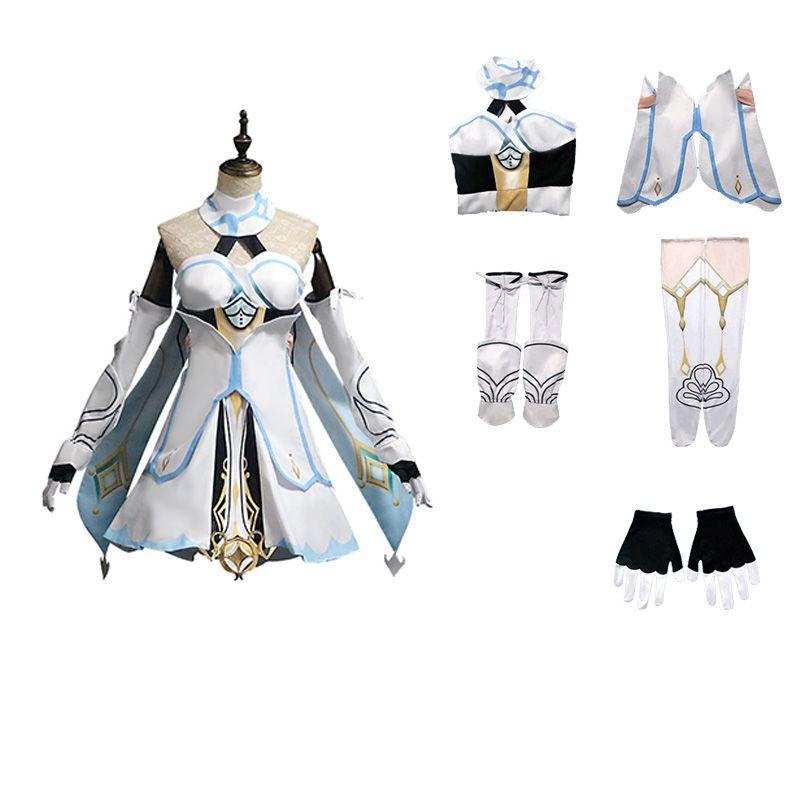 

Костюм для косплея Люмин из Genshin Impact на Хэллоуин, женский карнавальный костюм в стиле Лолита FullSet,XXL