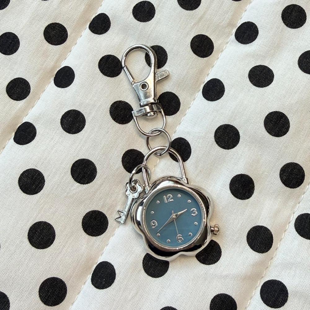 Vintage Look Steampunk Uhr Schlüsselanhänger Metall Paar Stil Schlüsselanhänger Taschenuhr Rucksack Anhänger