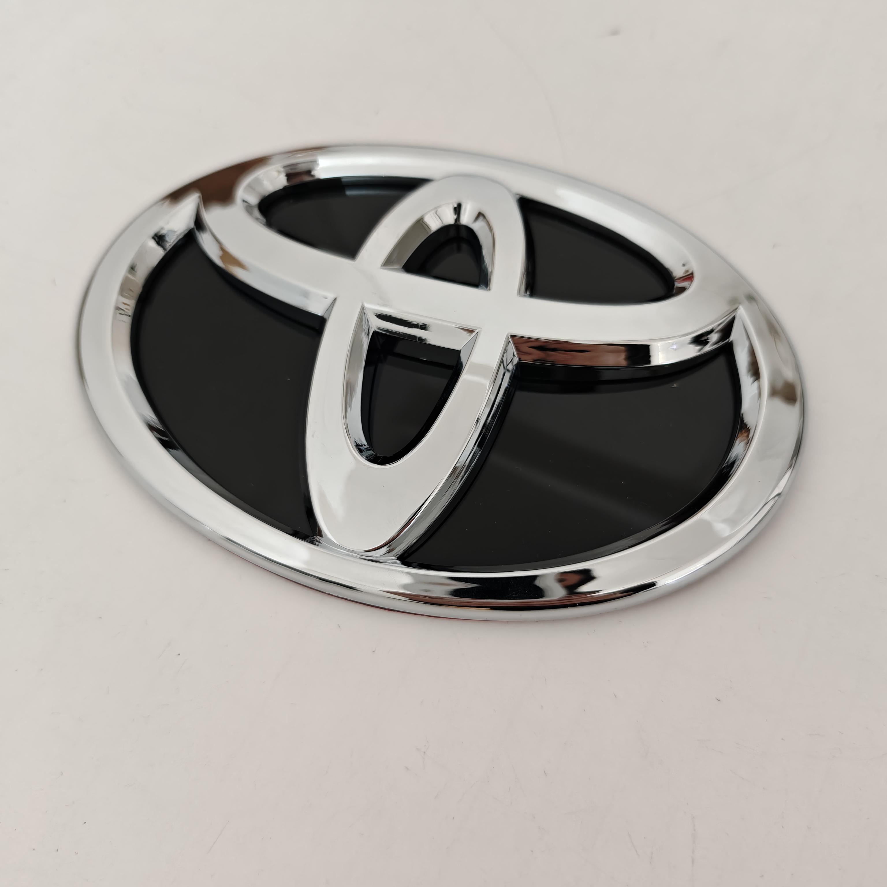 

2026 Новий Для Toyota Модифікований Чорний Нижній Передній Значок Решітки Багажника Логотип Автомобіля Підходить для Toyota RAV4 CAMRY COROLLA LANDCRUSER RA 15cm X 10cm