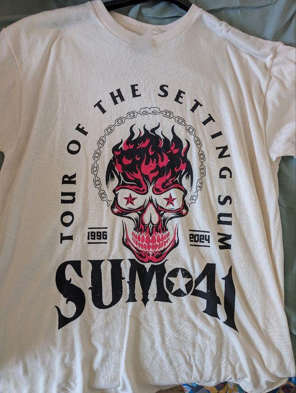 Винтажная футболка SUM 41 Тур по закату 2024 Классическая TU134 Унисекс S