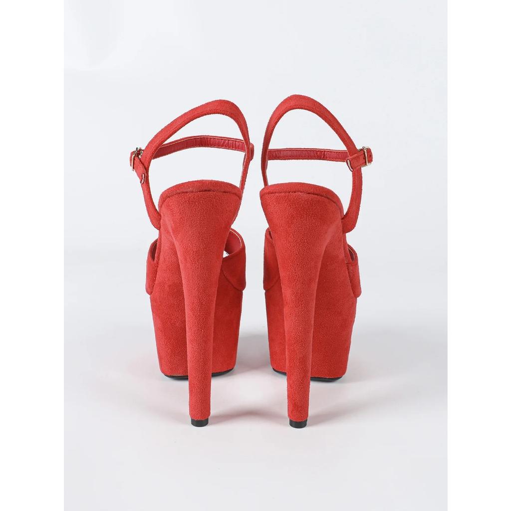 Semišové Silná podrážka Nepromokavé Platforma Noční Show Pole Dance Boty Model Vysoké podpatky Módní přehlídka Sexy Sandály Velkoobchod