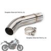 Stainless Steel Mid-Pipe for Suzuki GSR750 Motorcycle Exhaust Modification
