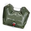 Outdoor Portable Water Bag with Faucet Folding Bucket Drinking Water Container Leakproof Pouch Water Storage Carriers
