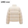 Jinyujie Women's Lightweight Stand Collar Down Puffer Jacket