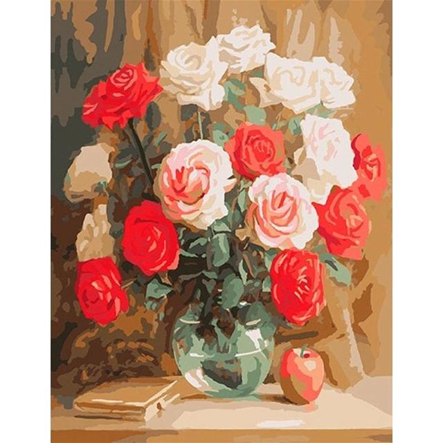 Купить 40x50 см Картина по номерам Пейзаж Приморский рисунок на холсте ...