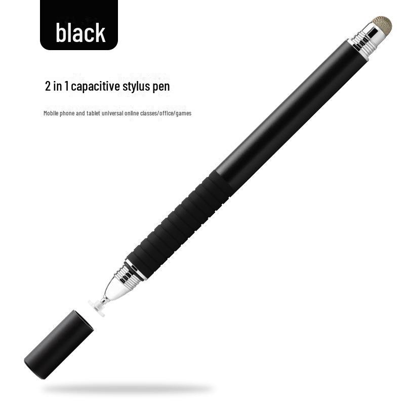 

Многофункциональный стилус: Проводящий тканевый наконечник и присоска для сенсорных экранов 2 in 1 cloth suction cup silicone non-slip cover чёрный