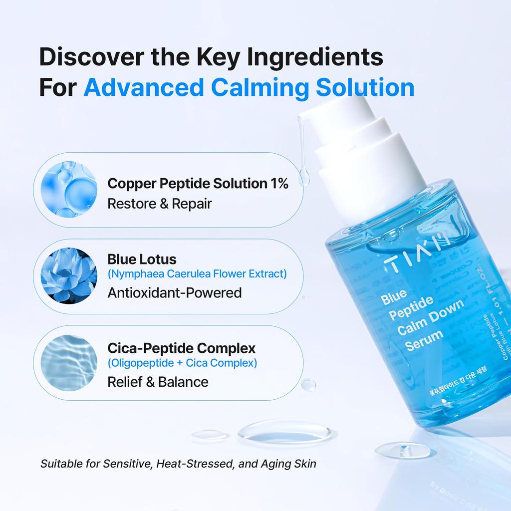 [Tiam Official] Blue Peptide Calm Down Serum 30ml