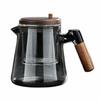 Creative Tea Separation Glass Teapot 650ML One-button Filtering Teapot  Drinkware