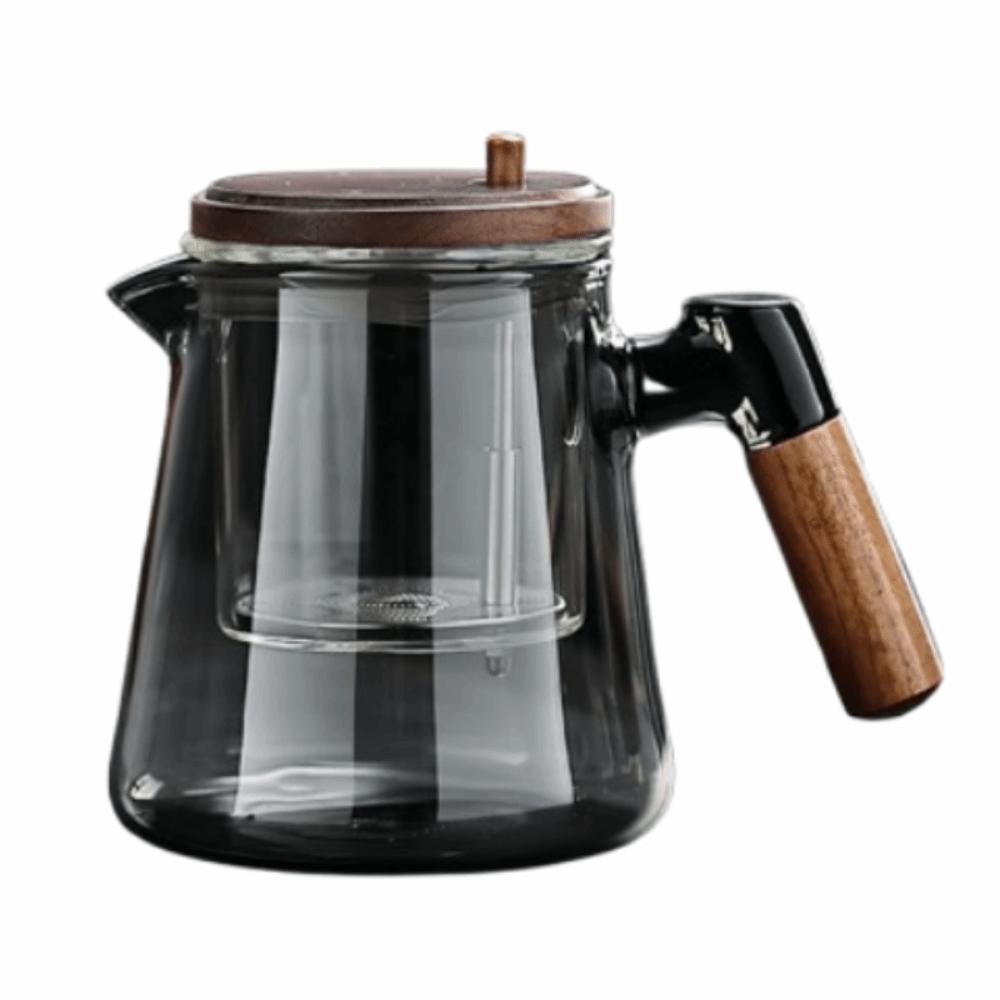 Creative Tea Separation Glass Teapot 650ML One-button Filtering Teapot  Drinkware