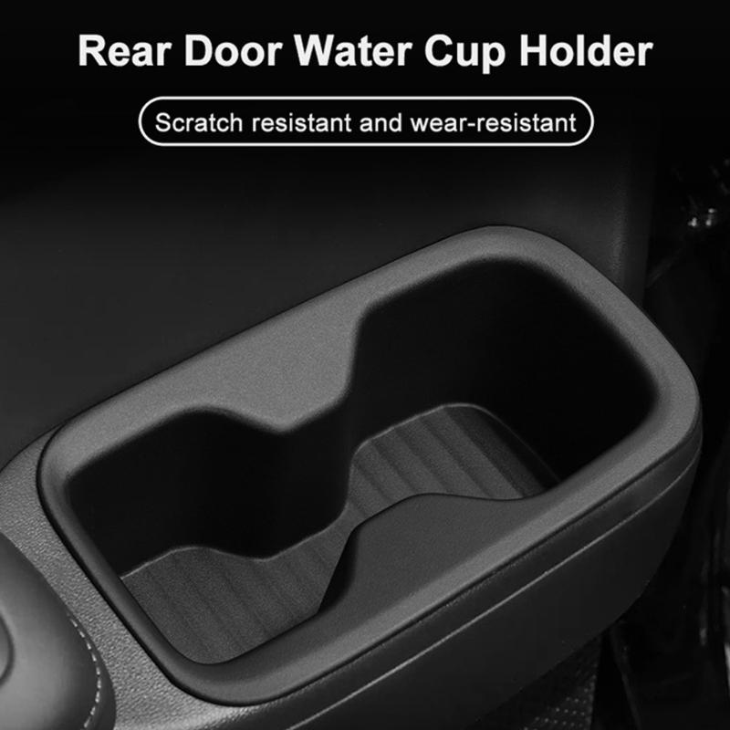 Ergonomic Car Door Beverage StorageDoor Trim Lightweight ABS Cup Holders Vehicle Storage Solution Suitable for Vehicle