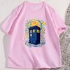 Sternenblaue Box Gedruckte T-Shirts Herren Damen Lustige Van Gogh Grafik T-Shirts Freizeit Baumwolle Kurzarm Rundhals T-Shirts