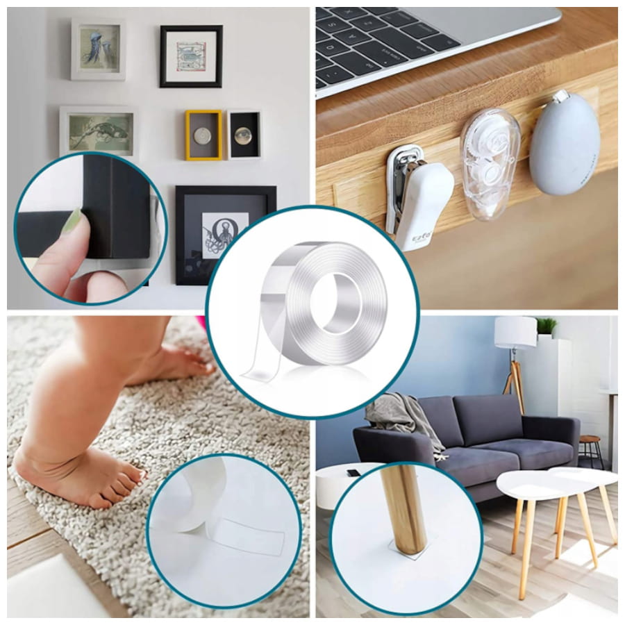 Double-Sided Nano Tape Reusable Strong 5M